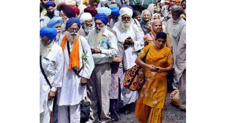 Sikh yatrees visit Gurdwara Rohri Sahib Kirtarpur
