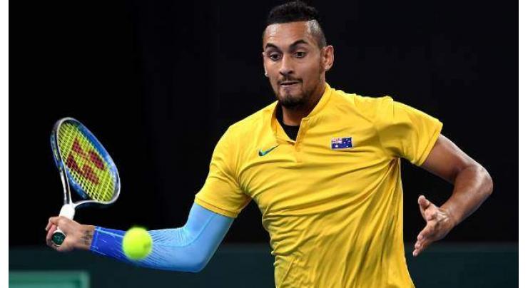 Struggling Kyrgios scratches out 'terrible' Stuttgart win
