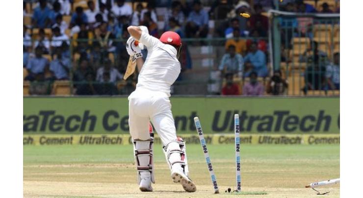 Afghanistan 109 all out, follow on in debut Test
