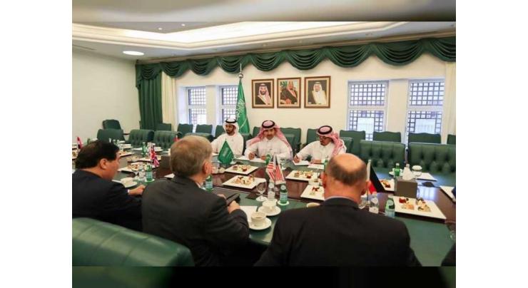 UAE, Saudi diplomats update envoys of five permanent member states of the UN Security Council on latest events in Yemen