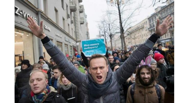 Russian opposition leader Navalny calls for protests during World Cup
