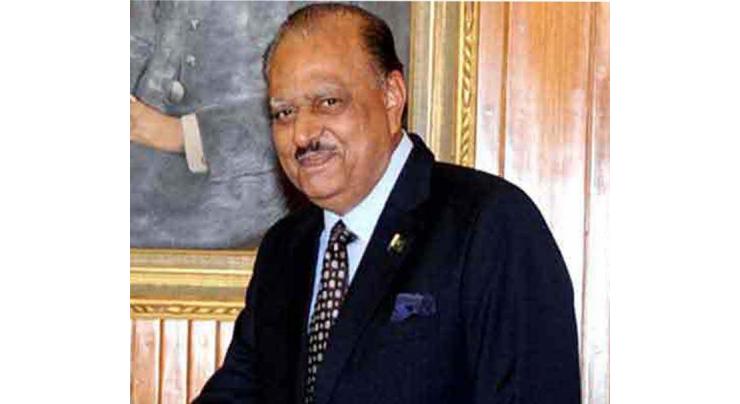 President Mamnoon Hussain condoles demise of Muzaffar Ahmed Hasmi
