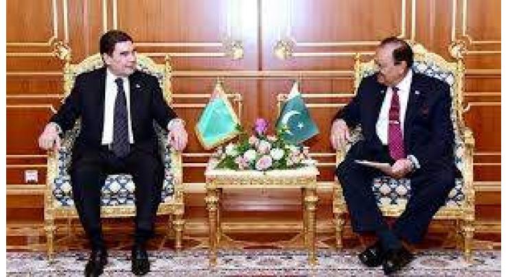 President Mamnoon Hussain and President Gurbanguli Berdimuhamedow counterpart agree to strengthen bilateral ties
