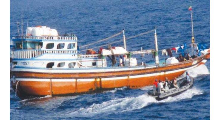 Pakistan Navy provided assistance to Iranian dhow

