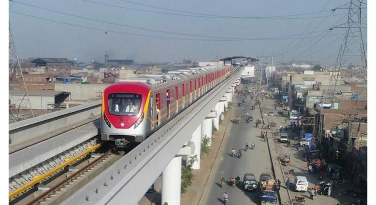Orange Line train project under progress, minister told
