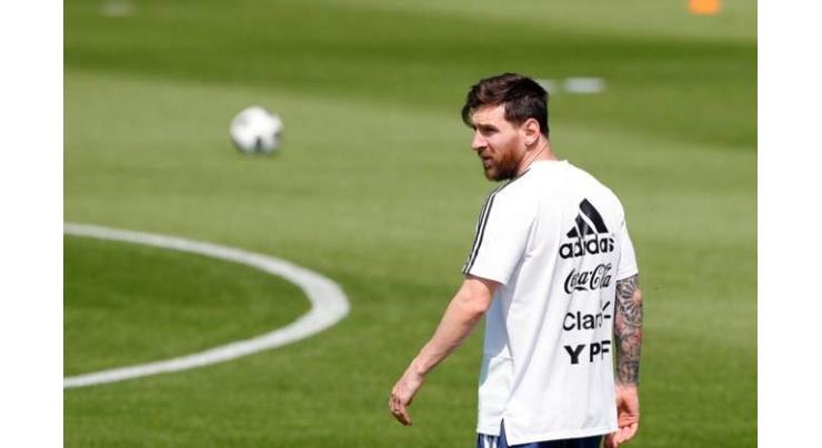 Messi on a mission as Argentina train with renewed hope
