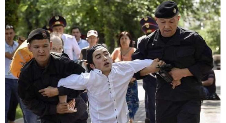Kazakhstan detains dozens gathering for opposition rally
