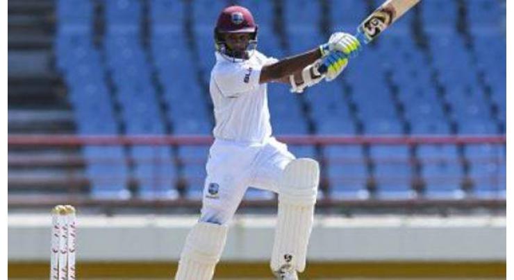 Rain halts play at day-night West Indies cricket test
