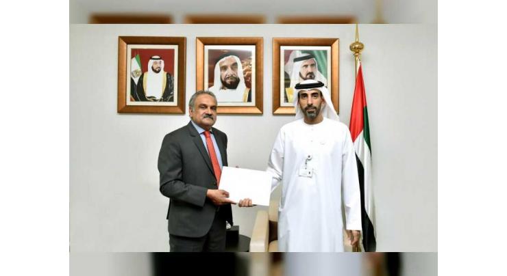 MoFAIC Under-Secretary receives copy of credentials of South African Ambassador