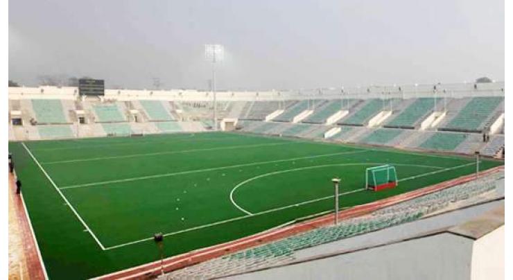 Secretary Sports Punjab inaugurates astro turf, lights at mini hockey stadium
