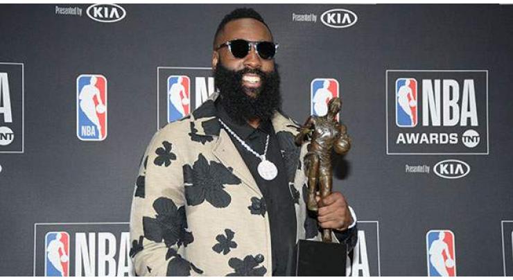 Rockets ace Harden crowned NBA MVP
