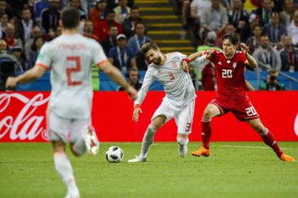اسبانيا تهزم ايران وتعزز حظوظها في بلوغ الدور الثاني من بطولة كأس العالم