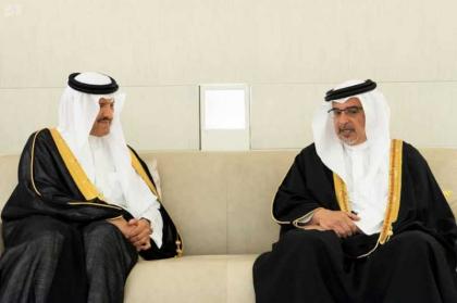 ولي عهد مملكة البحرين يستقبل سمو رئيس الهيئة العامة للسياحة والتراث الوطني
