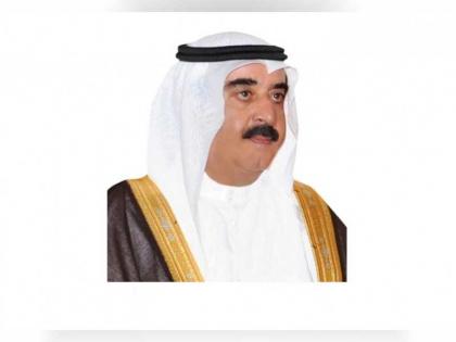 حاكم أم القيوين يهنئ أمير الكويت بنجاح العملية الجراحية لـ&quot; ناصر الصباح&quot;