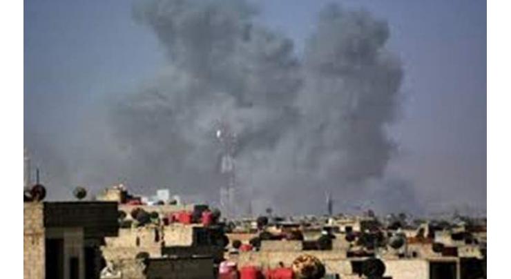 Air strike kills 28 civilians in IS-held part of Syria: monitor
