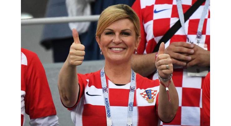Croatian president 'can't wait' for World Cup final
