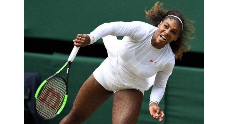 After baby steps, Serena plans giant leap in Wimbledon final
