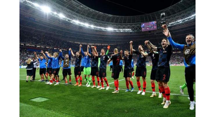 France play Croatia in the World Cup final at Moscow's Luzhniki Stadium 