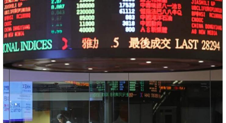 Hong Kong shares end lower 19 July 2018
