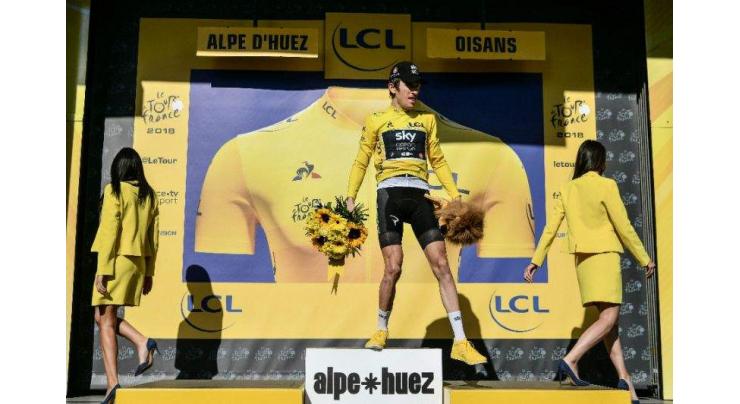 Thomas triumphs in yellow, but booed on Alpe d'Huez

