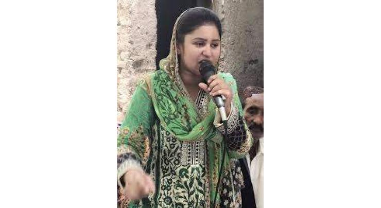Feroza committed to eradicate "Jirga" system in Jacobabad , if voted power
