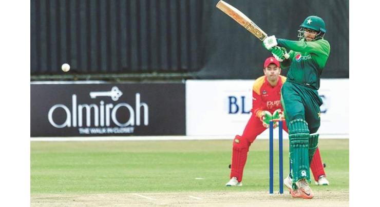 First innings scoreboard in Pakistan vs Zimbabwe ODI

