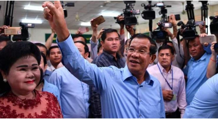 Cambodian PM hails 'free, fair' elections despite criticism
