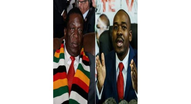 Zimbabwe rivals both say on course for election victory
