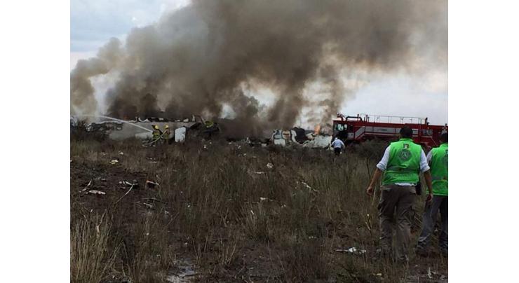 Passenger plane crashes on take off in northern Mexico
