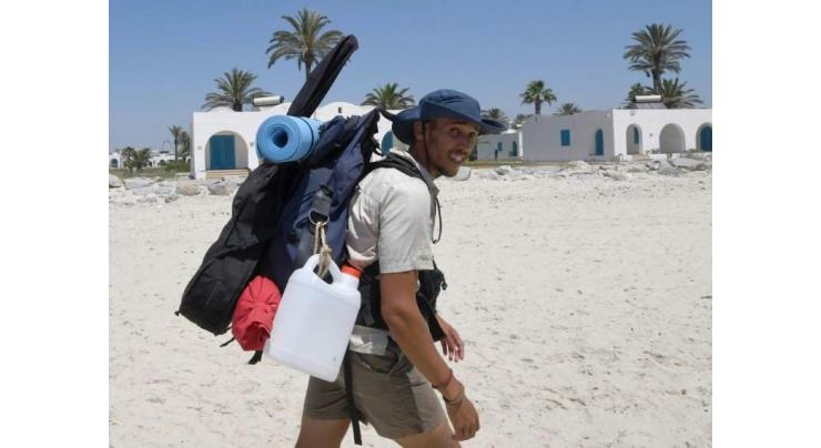 Tunisia anti-litter activist takes up 300-km, 30-beach challenge
