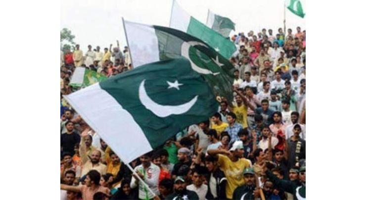 Independence Day celebrated with enthusiasm in Sukkur
