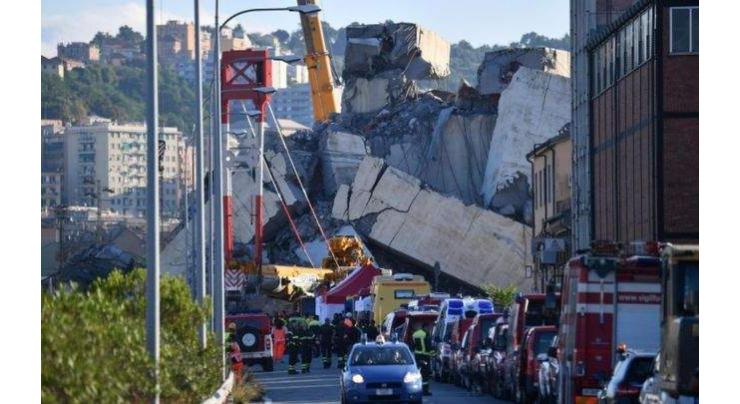 Autostrade per l'Italia Firm Responsible for Genoa Bridge Safety - Conte