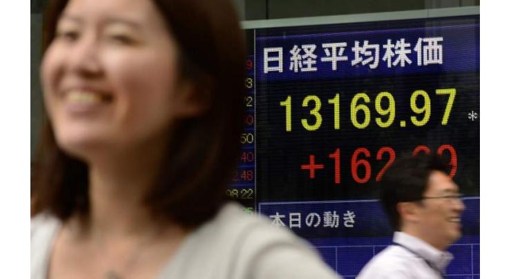 Tokyo's Nikkei index trims early losses to end flat on 16 aug 2018