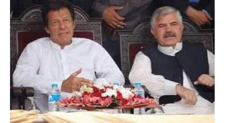 Chief Minister KP congratulates Imran Khan on being elected as prime minister-elect
