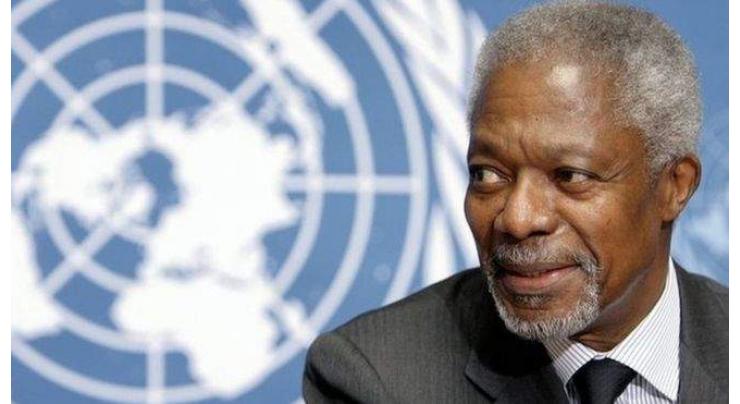 UN mourns ex-chief Kofi Annan as 'guiding force for good'

