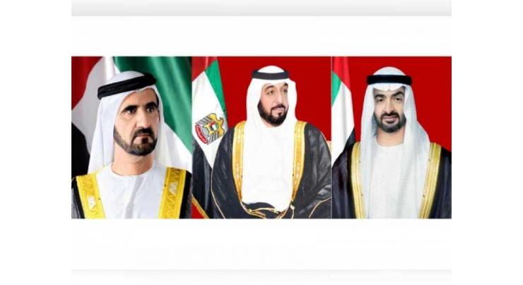 UAE leaders congratulate President of Afghanistan on Independence Day