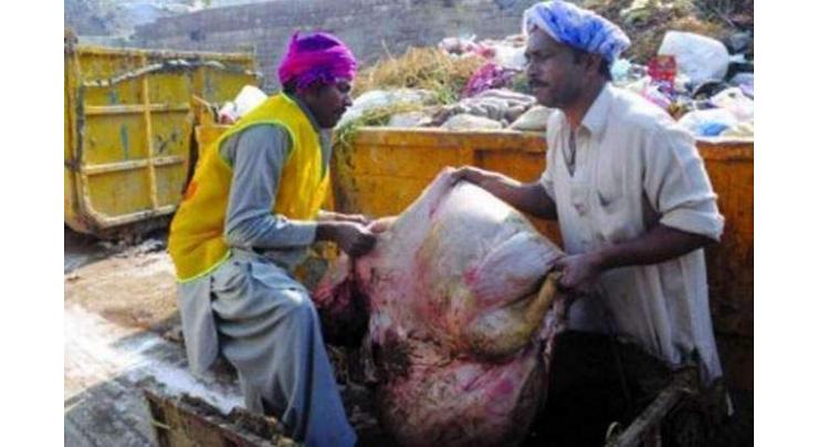 3612 sanitary workers to remove offal from city, Rawalpindi Cantonment Board (RCB)areas
