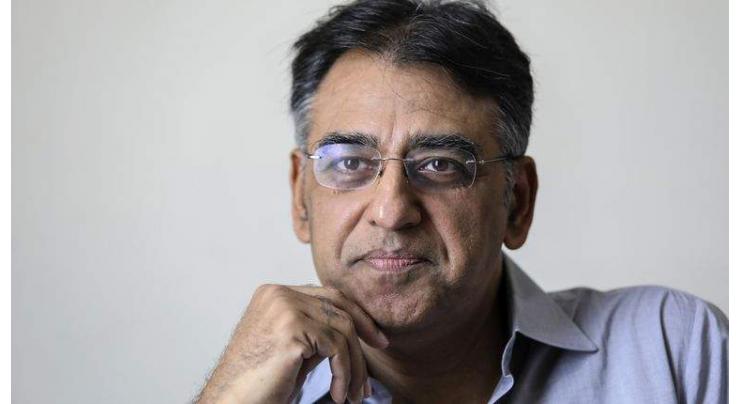 Asad Umar takes charge of his office
