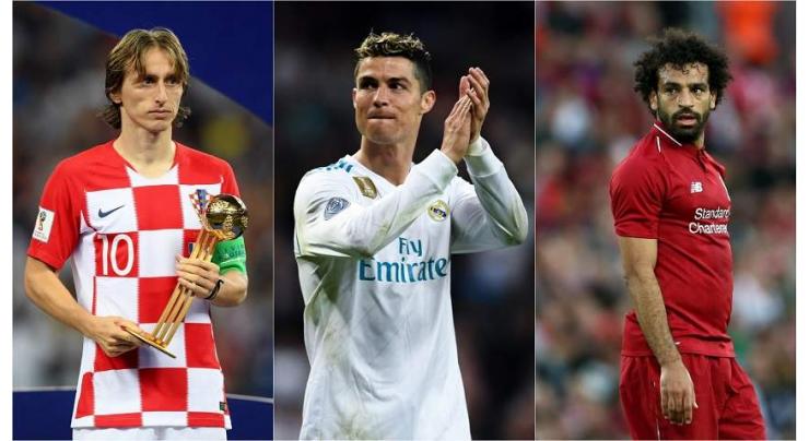 Ronaldo, Modric and Salah up for UEFA Player of the Year
