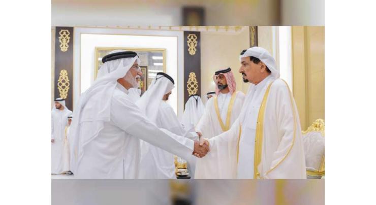 Ajman Ruler receives Eid al-Adha well-wishers