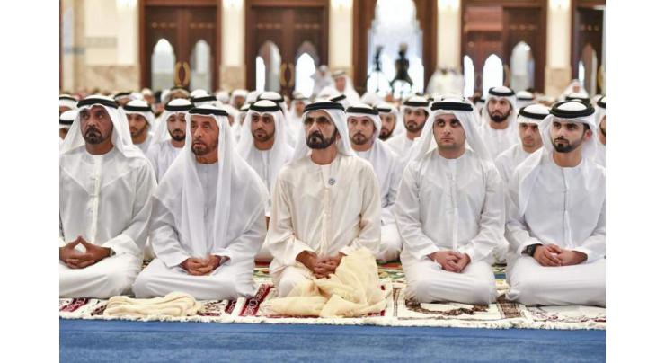 UAE leaders greet Armed Forces on Eid al-Adha