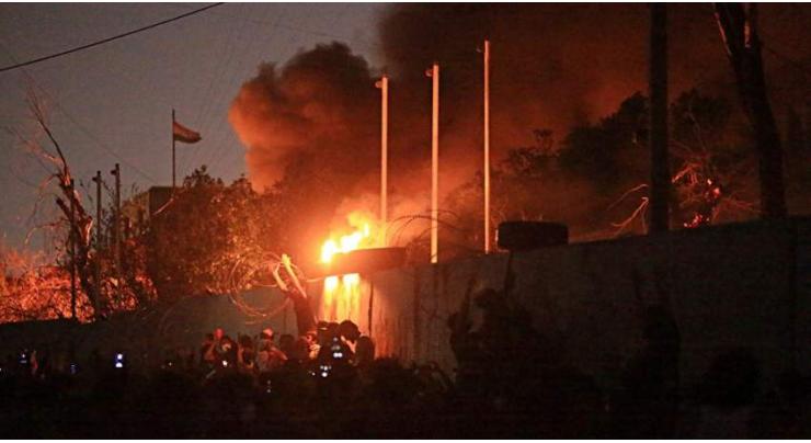 Protesters in Iraq's Basra Set Iran's Consulate on Fire - Source