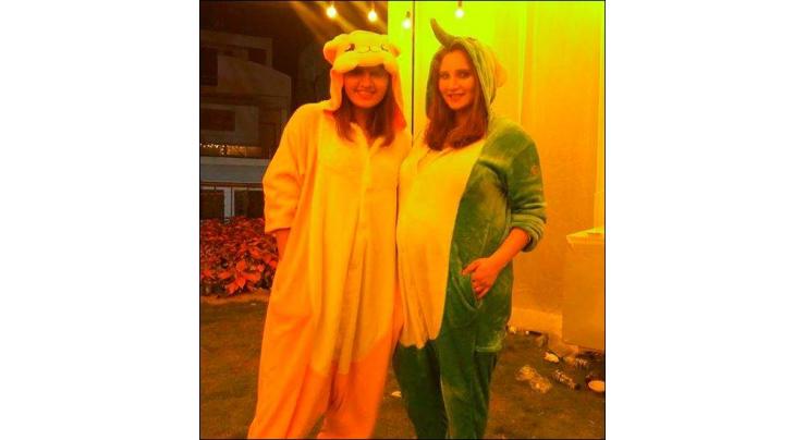 Sania Mirza gets a Pyjama Party-themed baby shower
