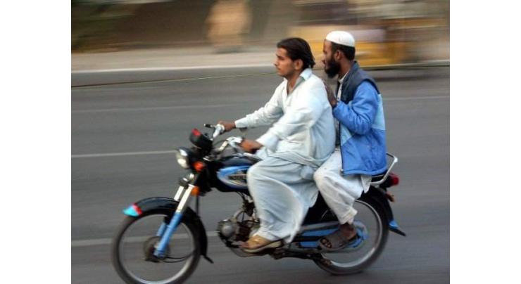 Ban on pillion riding during Muharram in Quetta

