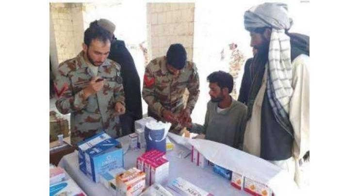 Frontier Corps Balochisan holds free medical camp in Harani's Spaintangi
