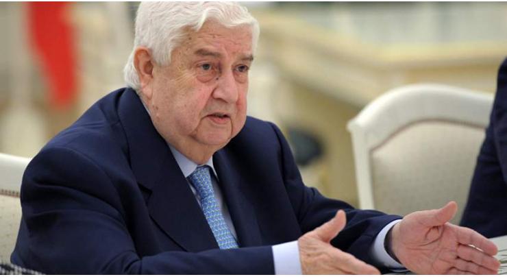 Syria Dialogue Possible When Opposition Stops Receiving Instructions From Patrons -Muallem