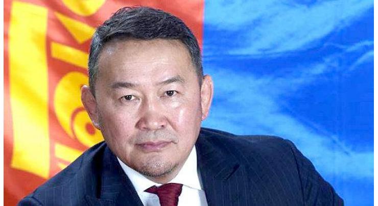 Mongolian President Khaltmaagiin Battulga Calls for Prompt Launch of Energy Super Grid Project in Northeast Asia
