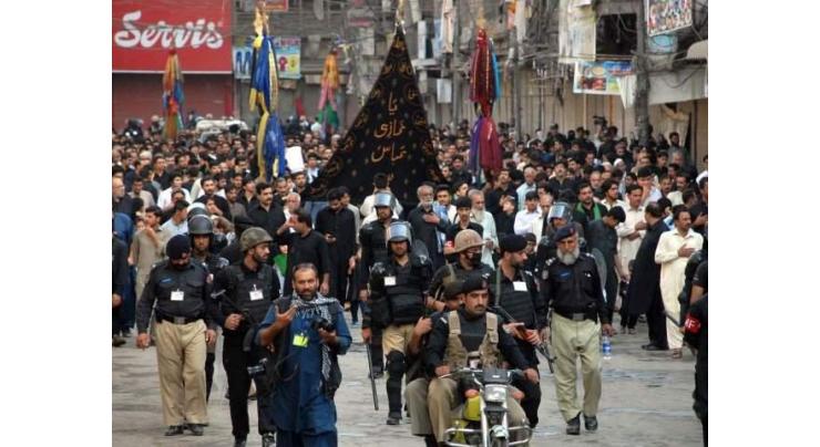Stringent security measures taken for peace, religious harmony during Muharram
