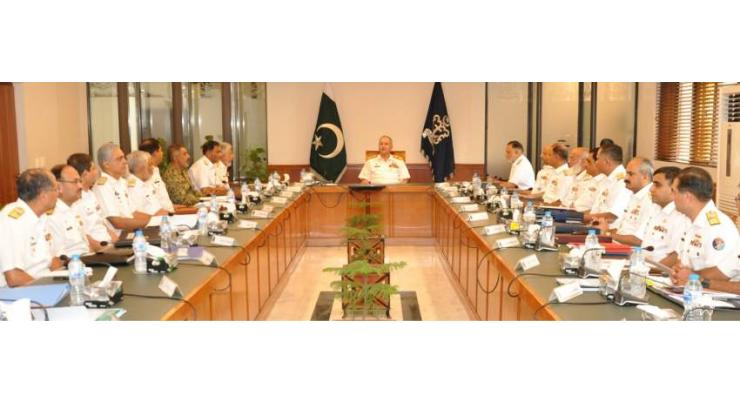 Command & Staff Conference Of Pakistan Navy Held At Naval Headquarters
