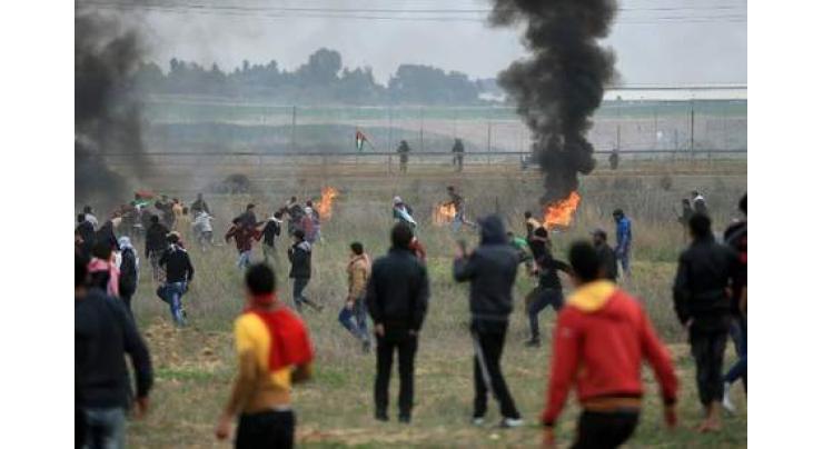 Two Palestinians killed in Israel strike on Gaza border: ministry
